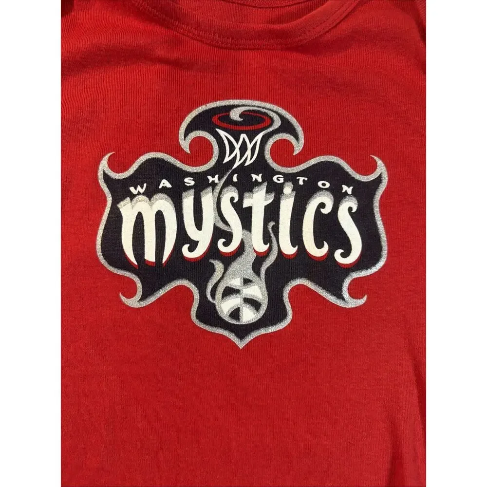 Outerstuff WNBA Mystics Baby Bodysuit One-Piece 24M Red Short Sleeve Snap